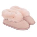 Childrens Classic Sheepskin Slippers Baby Pink Extra Image 4 Preview